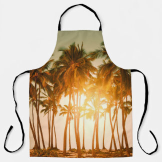 Delantal Playa tropical
