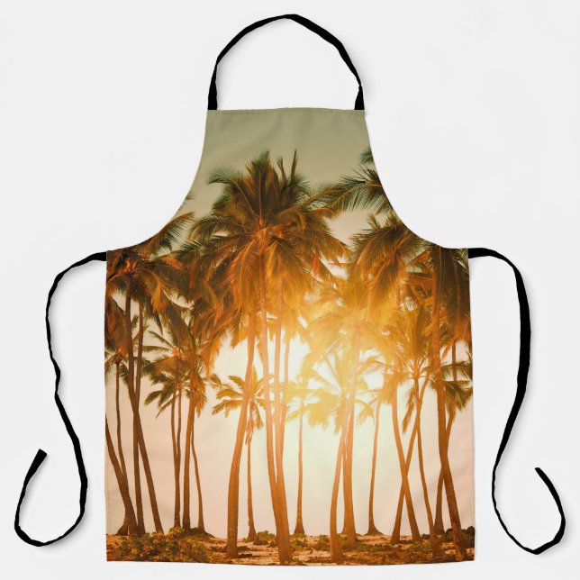 Delantal Playa tropical (Anverso)