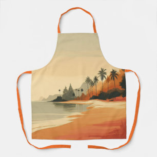 Delantal Playa vintage/retro/tropical