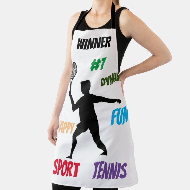 Delantal Playera Fun player tennis  (in situ)
