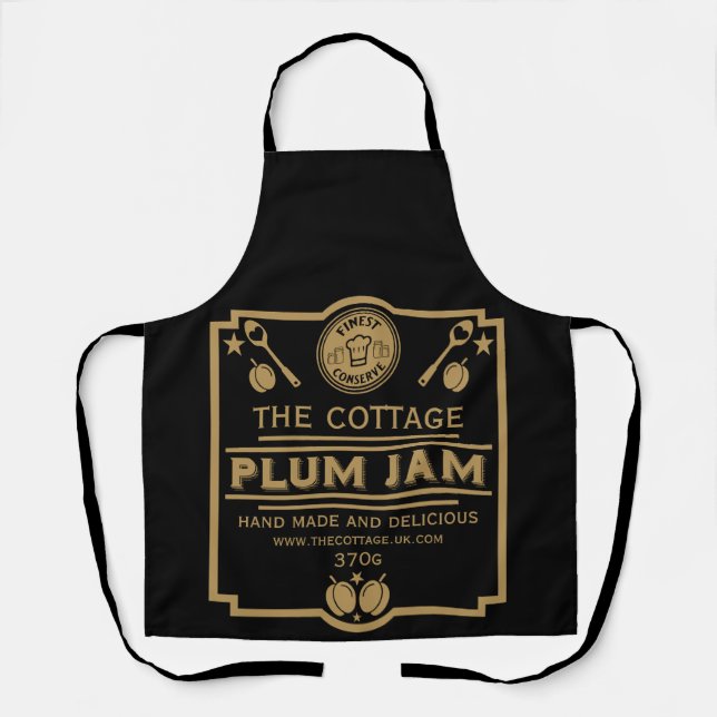 Delantal Plum Jam Conserve Maker (Anverso)