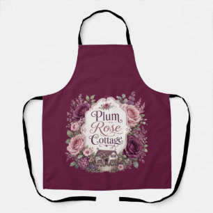 Delantal Plum Rose Cottage