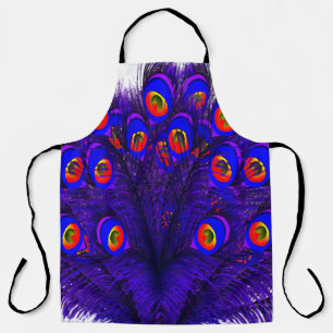 Delantal Plumas de pavo real