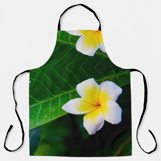 Delantal Plumerias (Anverso)