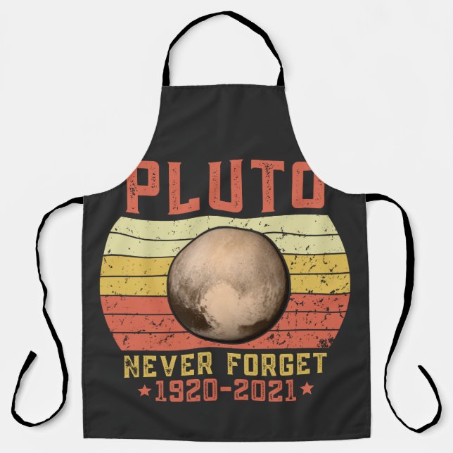 Delantal pluto NEVER FORGET (Anverso)