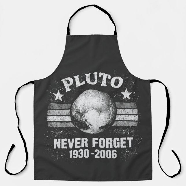 Delantal Plutón Nunca Olvides (Anverso)