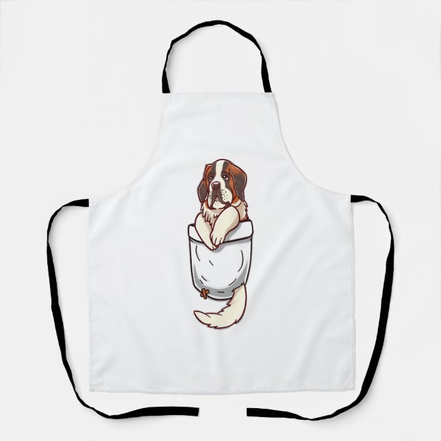 Delantal Pocket St Bernard Puppy (Anverso)