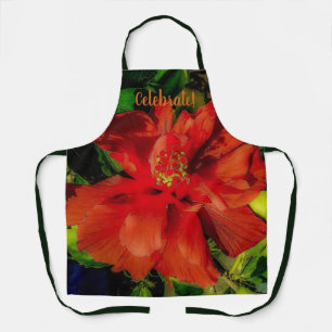 Delantal Poder de Flor Roja