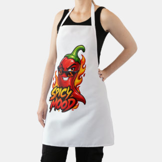Delantal Poder de Pimiento Picante – Diseño Divertido de Co
