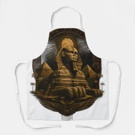 Delantal Poder Silencioso | Gran Diseño Esfinge de Egipto
