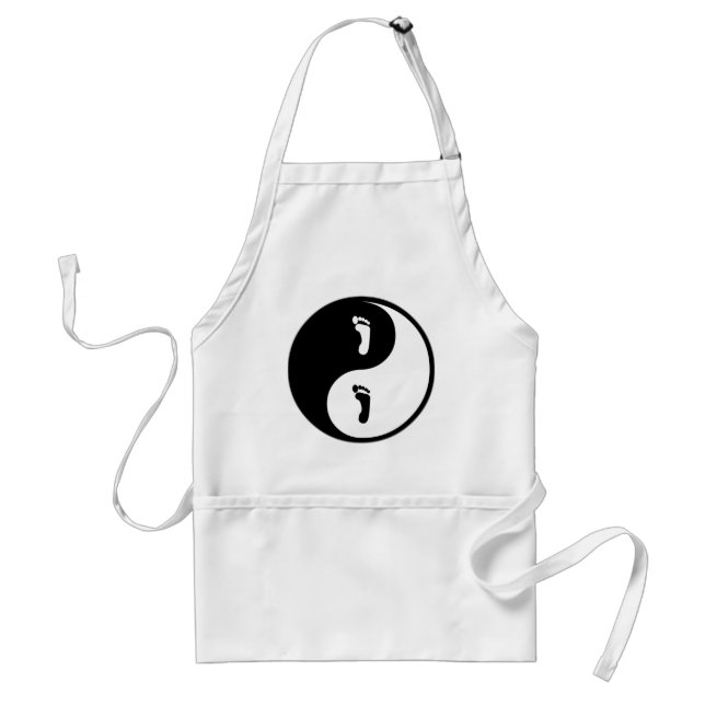 Delantal Podiatry de Yin Yang (Frente)