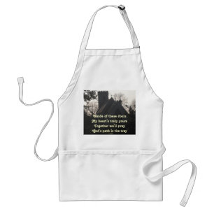 Delantal Poema Apron Ode Para Rezar Por Ladee Basset