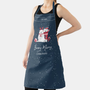 Delantal Polar Beary Merry Christmas ID851