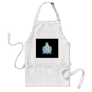 Delantal Polar Plunge Ice Jump Funny Bear Polar Winter Swim