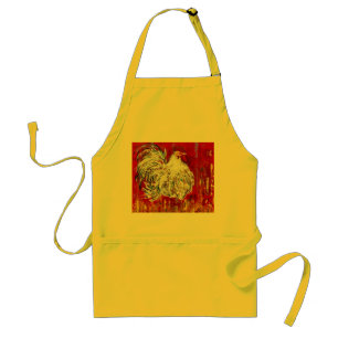 Delantal Pollo Apron Rooster corto