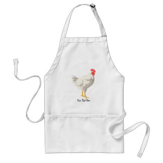 Delantal Pollo blanco