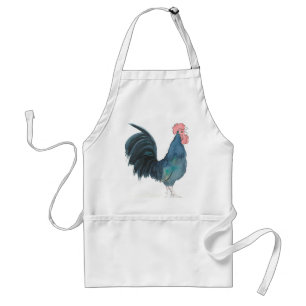 Delantal pollo del Gallo-uno-doodle-doo