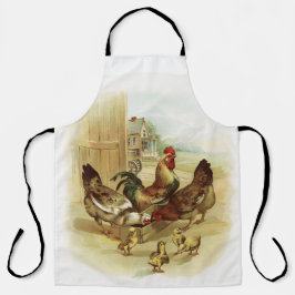 Delantal Pollos de granja de arte ventilado