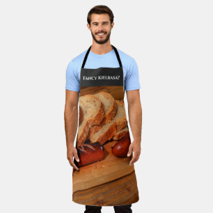 Delantal Polonia Polska Apron polaco de comida Kielbasa Sau