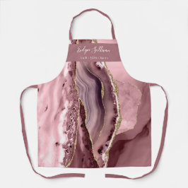 Delantal polvoriento rosa agia estético profesional delanta