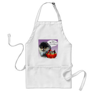 Delantal Pomeranian (blktan) Halloween Candy