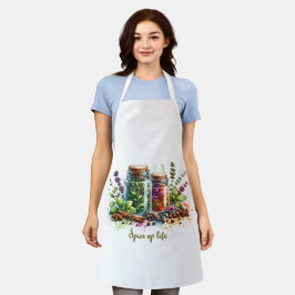 Delantal Pon más sabor a tu vida con elegancia infusada por