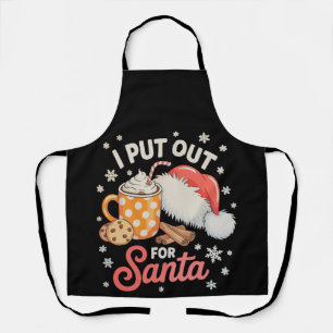 Delantal Pongo galletas para Santa Cacao Caliente Navidad
