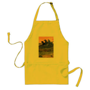 Delantal 'Ponies' Apron amarillo dorado