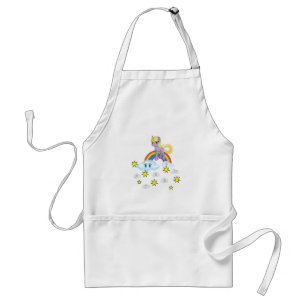 Delantal Pony Rainbow Happy Clouds Kitchon Apron