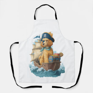 Delantal Poodle Pirata � Perro Marino Divertido