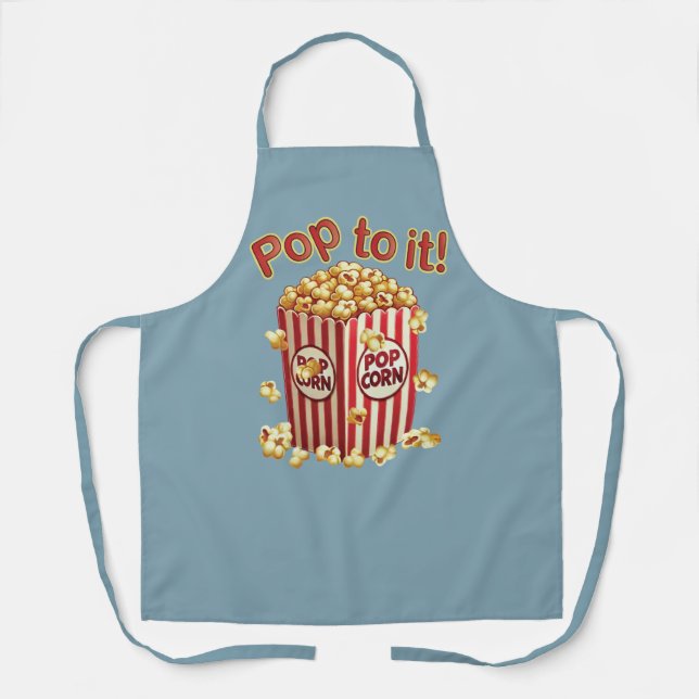 Delantal Poppin' con Style - "¡Pídele!" (Anverso)