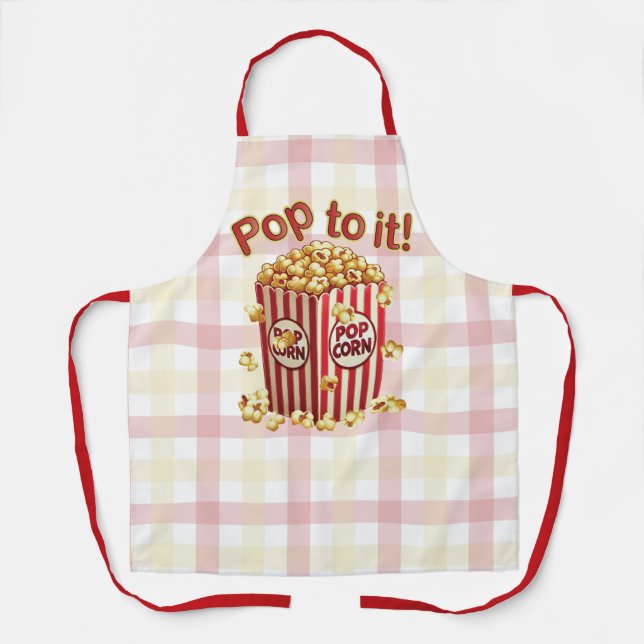 Delantal Poppin' con Style - "¡Pídele!" (Anverso)