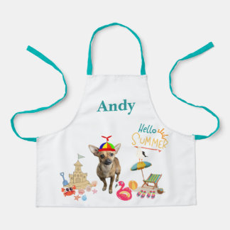 Delantal Poppy Dice Hello Summer Apron
