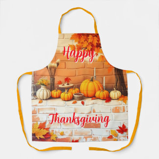 Delantal Popular Happy Thanksgiving Beautiful Fall