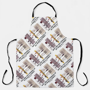 Delantal ¿Por Qué Estás Mirando Mis Ridones Y Cones?