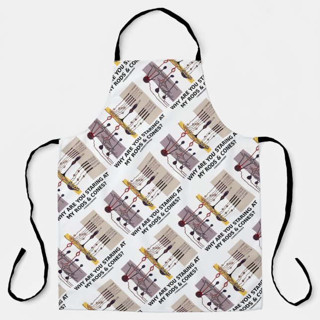 Delantal ¿Por Qué Estás Mirando Mis Ridones Y Cones? (Anverso)