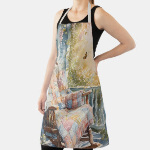 Delantal Porche acogedor con encanto de quilt y lemonade