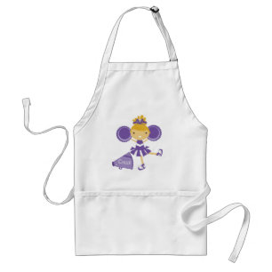 Delantal Porrista de Morado