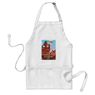 Delantal Póster de viaje al Parque Nacional Capitol Reef