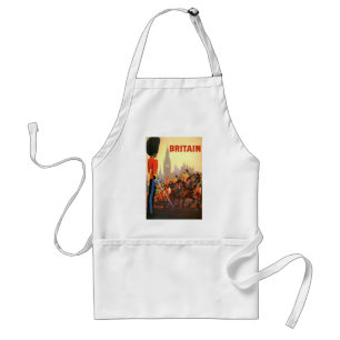 Delantal Poster de Viajes Vintage, Guardia Real Británica