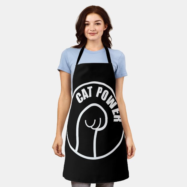 Delantal Potencia del gato (Gastado)