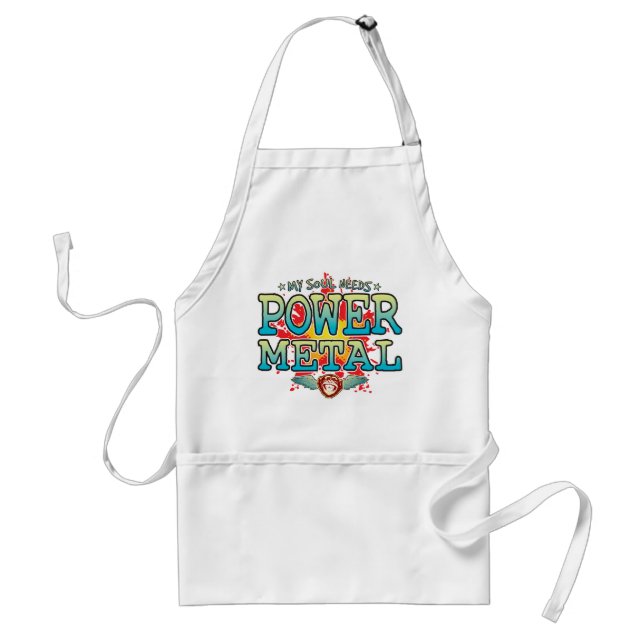 Delantal Power Metalizado Soul Apron (Frente)