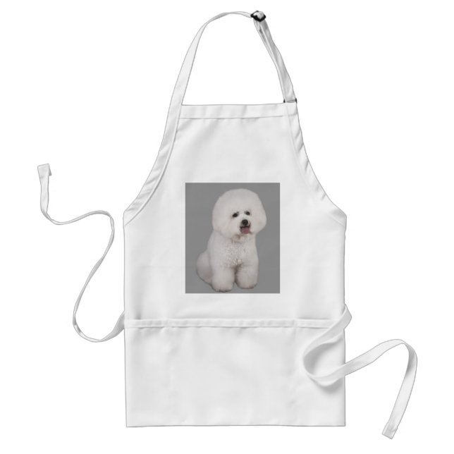 Delantal precioso de Bichon Frise (Frente)