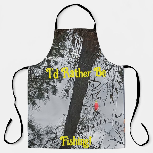 Delantal Prefiero pescar (Anverso)