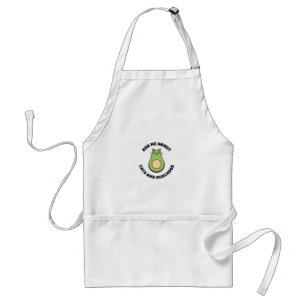 Delantal Pregúntame sobre gatos y aguacates