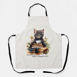 Delantal Preparado Para La Escuela Como Un Jefe