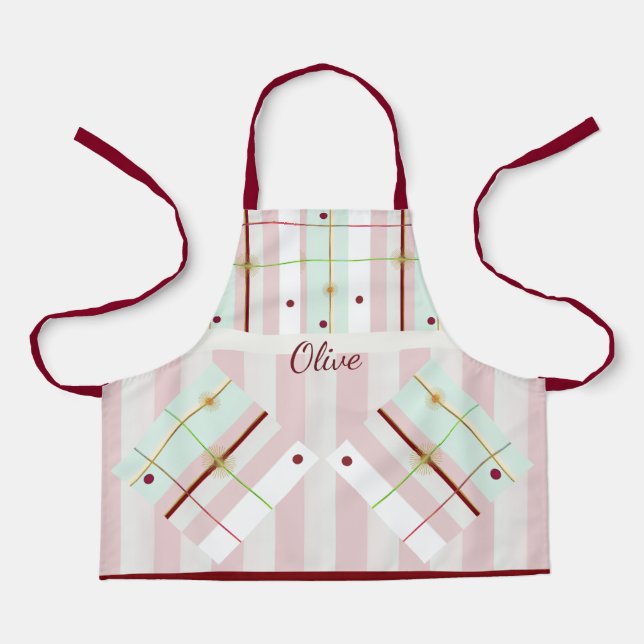 Delantal Preppy Atomic Age Kids Apron (Anverso)