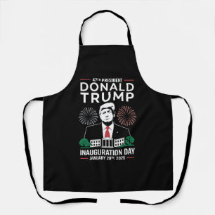 Delantal Presidente 47 D J Trump Día de Inauguración enero 