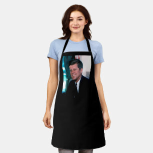 Delantal Presidente estadounidense John F. Kennedy en la Of