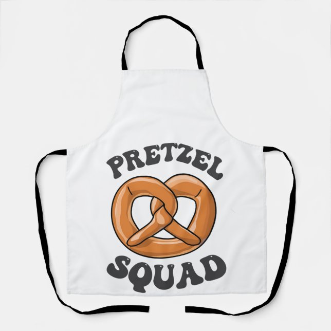 Delantal Pretzel Squad Funny Oktoberfest Pretzel Lover Germ (Anverso)